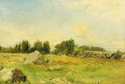 Gustaf Rydberg Rocky hill painting